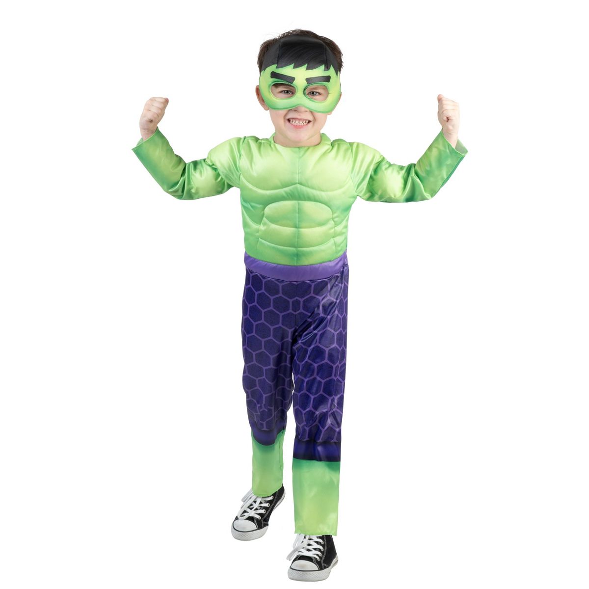 Marvel Spidey and His Amazing Friends Toddler Deluxe Hulk Halloween Costume