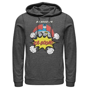 Men's Batman Be Good or Kaboom Pull Over Hoodie - 1 of 3