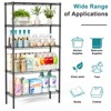 DOMETOUR Adjustable Storage Shelves, Storage Shelving Unit Metal Wire Racks, Heavy Duty Standing Shelf Organizer for Kitchen Pantry Garage - 2 of 4