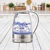 Brentwood 1.7L Tempered Glass Tea Kettle in White - 2 of 4