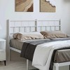 vidaXL Metal Headboard White 59.1" - 2 of 4