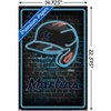 Trends International MLB Miami Marlins - Neon Helmet 23 Unframed Wall Poster Prints - 3 of 4