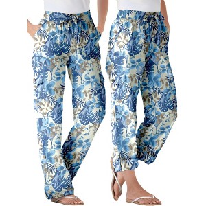 Woman Within Petite Convertible Length Cargo Pant/Capri - 1 of 4