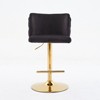 TOAOTBNBO Upholstered Swivel Barstools with Adjusatble Seat, Comfortable Bar Stool with Button Tufted Back, Modern Bar Chair for Dining Room - 2 of 4