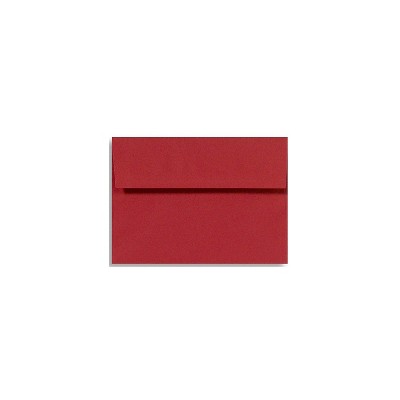 LUX A6 Invitation Envelopes 4 3/4 x 6 1/2 50/Box Holiday Red FE4275-15-50