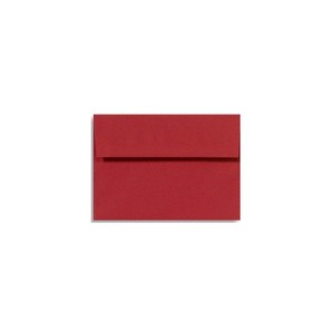 LUX A6 Invitation Envelopes 4 3/4 x 6 1/2 50/Box Holiday Red FE4275-15-50 - 1 of 1
