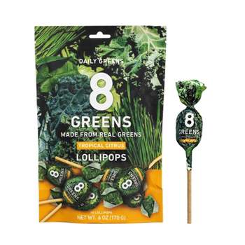 8Greens Lollipops Citrus Flavor Dietary Supplement - 10ct