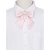 INSPIRE CHIC Women's Metallic Shiny Pre-tied Adjustable Strap Bow Ties - 4 of 4