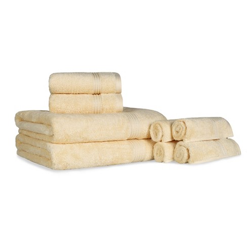 Premium Cotton 800 Gsm Heavyweight Plush Luxury 4 Piece Bathroom Towel Set,  Toast - Blue Nile Mills : Target