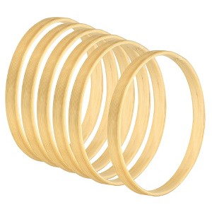 Unique Bargains Bamboo Handmade DIY Craft Wedding Dream Catcher Floral Hoops 6 Pcs - 1 of 3
