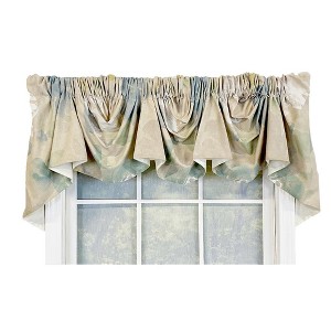 RLF Home Linen Floral Empire Valance for Windows up to 48" or 60" - 1 of 4