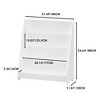 Fontoi Decorative Bookshelf, 4-Tier Open Bookcase, Toy Storage Cabinet for Children's Bedrooms, Playrooms, and Classrooms,White, 11.81"*34.64"*31.49" - 2 of 4