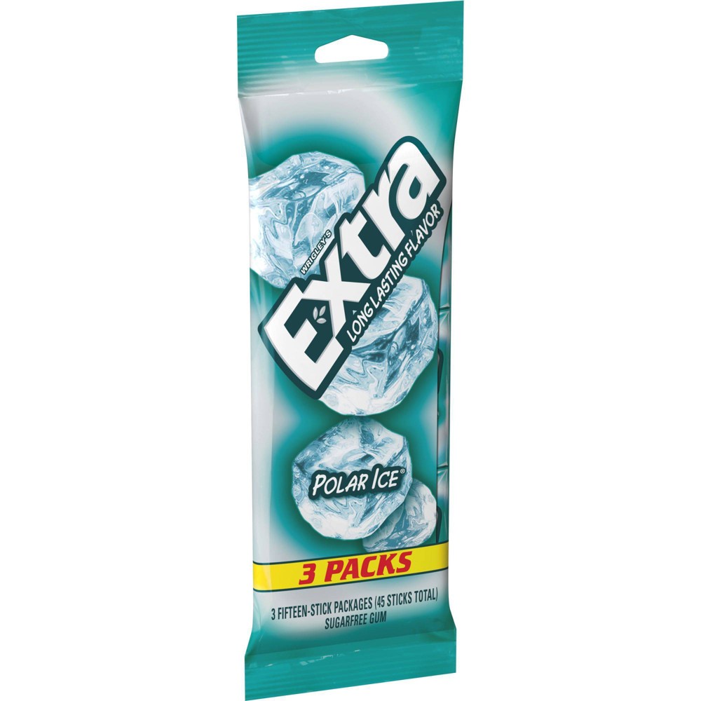 UPC 022000112491 product image for Extra Polar Ice Sugar-Free Gum Multipack - 15 sticks/3pk | upcitemdb.com