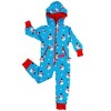 Tipsy Elves Baby / Toddler Snowman is an Island Jumpsuit - Cozy Christmas One-Piece Snowman Pajamas for Baby / Toddler - image 3 of 3