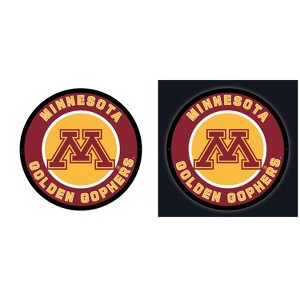 Evergreen Ultra-Thin Edgelight LED Wall Decor, Round, University of Minnesota- 23 x 23 Inches Made In USA - 1 of 4