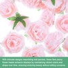 Unique Bargains Silk Artificial Peony Flower Heads Decorations - 2 of 4