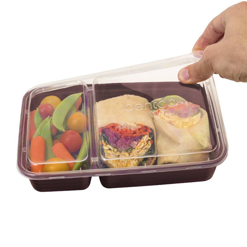 Bentgo Meal Prep Kit, 1, 2, & 3-Compartment Containers, Microwavable - 60pc, 6 of 10