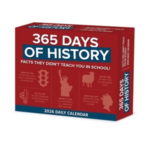Willow Creek Press 5"x6.25" 2026 365 Days of History Box Calendar - 1 of 4