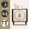 Karl Home Carved 31.5in.H Dining Sideboard and Buffet Bohemian Style Cabinet - 4 of 4