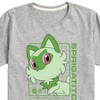 Boys' - Pokémon - Sprigatito Stats Short Sleeve Graphic T-Shirt - 2 of 4