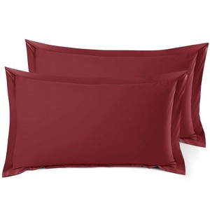 Nestl Soft Pillow Shams Set of 2, Double Brushed Microfiber Pillow Covers, Premium Pillow Shams With 1.5” Flange - 1 of 4