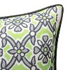 18"x18" Antique Tile Print Reversible Square Throw Pillow - Edie@Home - 4 of 4