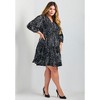 Avenue Women's Plus Size Tessa Tiered Dress - 4 of 4