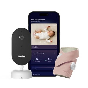 Owlet Dream Sight Duo Baby Monitor - Dusty Rose - 1 of 4