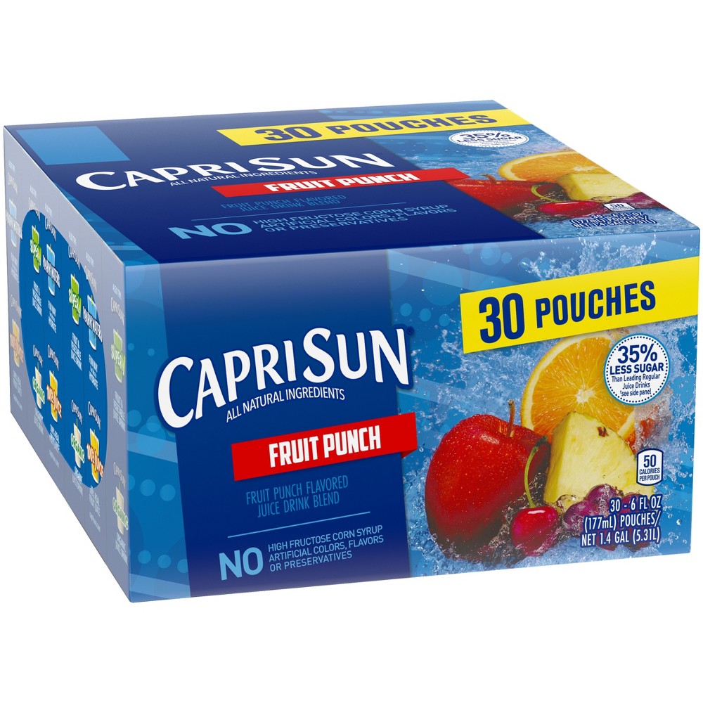 UPC 087684005125 product image for Capri Sun Fruit Punch Value Pack - 30pk/6 fl oz Pouches | upcitemdb.com