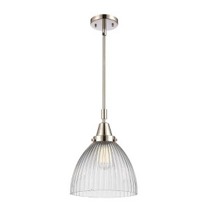 Seneca Falls - 1 Light Stem Hung Mini Pendant In Traditional Style-13.13 Inches Tall and 9.5 Inches Wide - 1 of 1