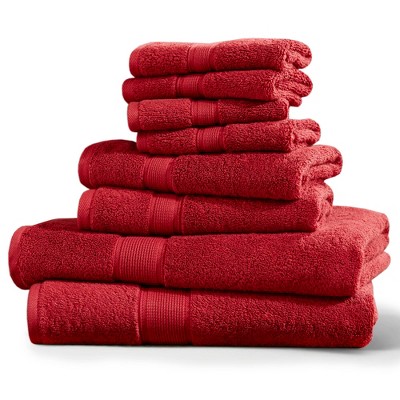 Gracie Mills Eulalia 800 GSM Cotton 8-Piece Antimicrobial Towel Set