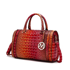 MKF Collection Eleanor Gradient Rainbow Women’s Satchel by Mia K - 1 of 4