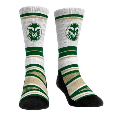 NCAA Colorado State Rams Adult Long Distance Crew Socks - L/XL
