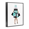 Stupell Industries Fashionista Woman Shopping Chic Glam Bags Black Framed Giclee Art - 3 of 4