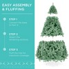 Best Choice Products Pre-Lit Sage Green Christmas Tree, Artificial Full Holiday Decoration w/ Incandescent Lights - 4 of 4