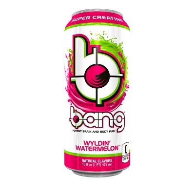 BANG Wyldin' Watermelon Energy Drink - 16 fl oz Can