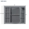 Tramull Wall Mounted Medicine Cabinet with Mirror, Shelf Bathroom Storage, Modern Mirror Cabinet with Concealed Storage - 2 of 4