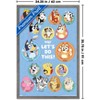 Trends International Bluey - Grid Framed Wall Poster Prints - 3 of 4