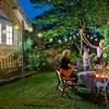 Yescom 10 Ft String Light Pole Outdoor Metal Pole Aluminum Patio Backyard Party 2 Pack White - 3 of 4