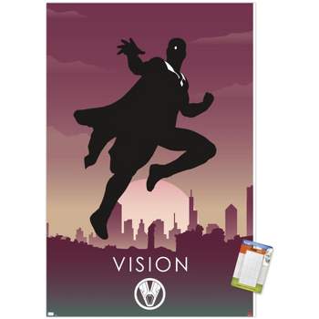 Trends International Marvel Heroic Silhouette - Vision Unframed Wall Poster Prints