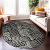 World Rug Gallery Contemporary Boho Stripes Area Rug - 2 of 4