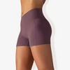 Anna-Kaci Active Women's V-Cross Front Wide Band Stretchy Side Pocket Detail Biker Shorts - 2 of 4