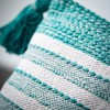 18" Sullivans Woven White & Seafoam Pillow  Multicolor - 2 of 3
