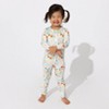 Bellabu Bear Baby Summer Floral Bamboo Convertible Footie - 2 of 3
