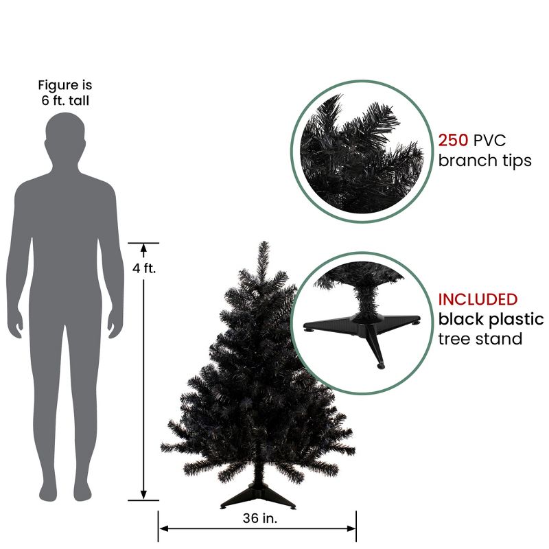 Northlight 4' Full Colorado Spruce Artificial Christmas Tree - Unlit, 3 of 7