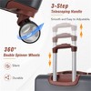 BEAFUP Hardshell Luggage Sets 4 Pieces 20"+24"+28" Luggages and Cosmetic Case Spinner Suitcase with TSA Lock Lightweight - 4 of 4