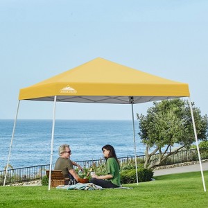 EAGLE PEAK Slant Leg Pop-up Canopy Tent Easy One Person Setup Instant Outdoor Beach Canopy Folding Portable Sports Shelter - 1 of 4