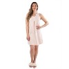 Memoi Women's Floral Lace Cotton Blend Sleeveless Chemise Robe Creole - 2 of 4