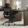 Good Ergonomic Mesh Office Chair With Lumbar Support,Flip-Up Arms,Swivel Desk Chair High Office Chair With Wheels-Cuddlewood - image 3 of 4