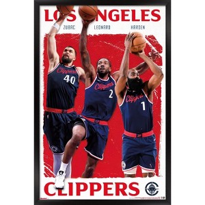 Trends International NBA Los Angeles Clippers - Team 25 Framed Wall Poster Prints - 1 of 4